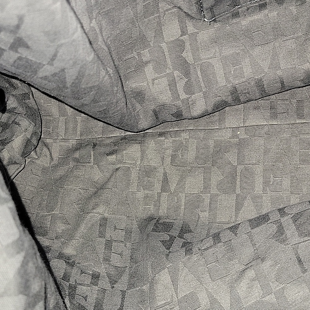 Furla Charcoal Gray Suede Hobo Bag with Gold Tag - Picture 10 of 13